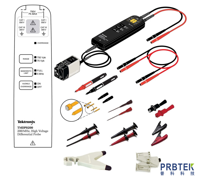 泰克TEKTRONIX高压差分探头TMDP0200的使用方法详解