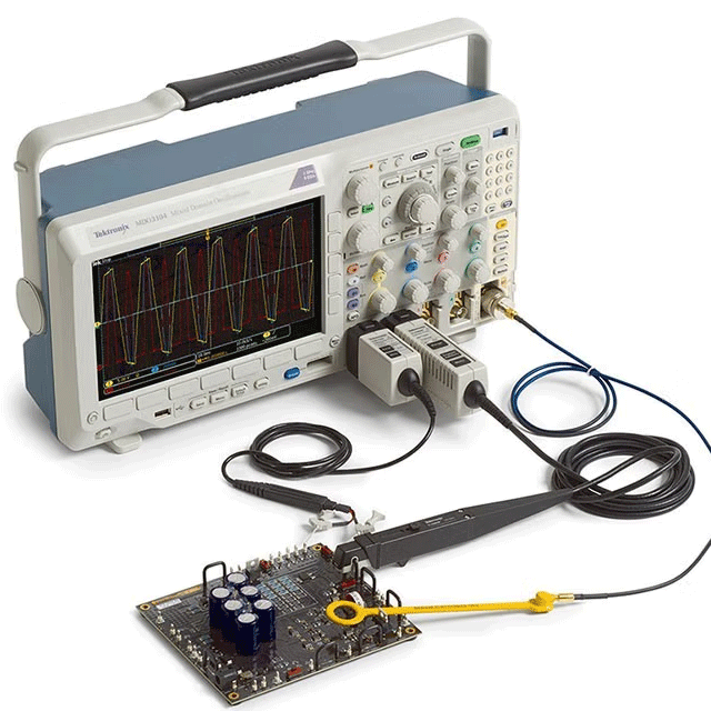 低端示波器没有电流测量功能如何搭配探头来测电流呢?(图2) 电流探头实测.png