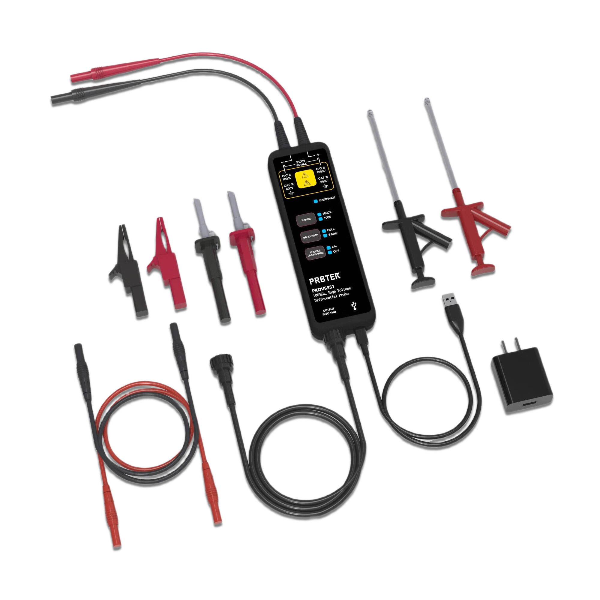 别踩坑!差分探头≠高压探头,乱用可能毁设备、存风险(图1) 差分探头示意图5351.png